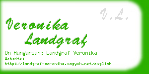 veronika landgraf business card